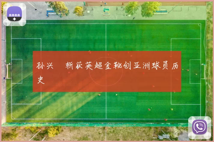 孙兴慜斩获英超金靴创亚洲球员历史